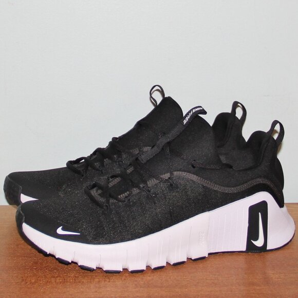 Nike Free Metcon 6 Training Shoes Mens 11.5 Black White